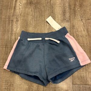 Reebok Blue Slate and Pink Shorts Set